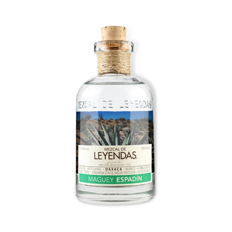 Mezcal De Leyendas Maguey Espadin 750ml (ABV 50%)