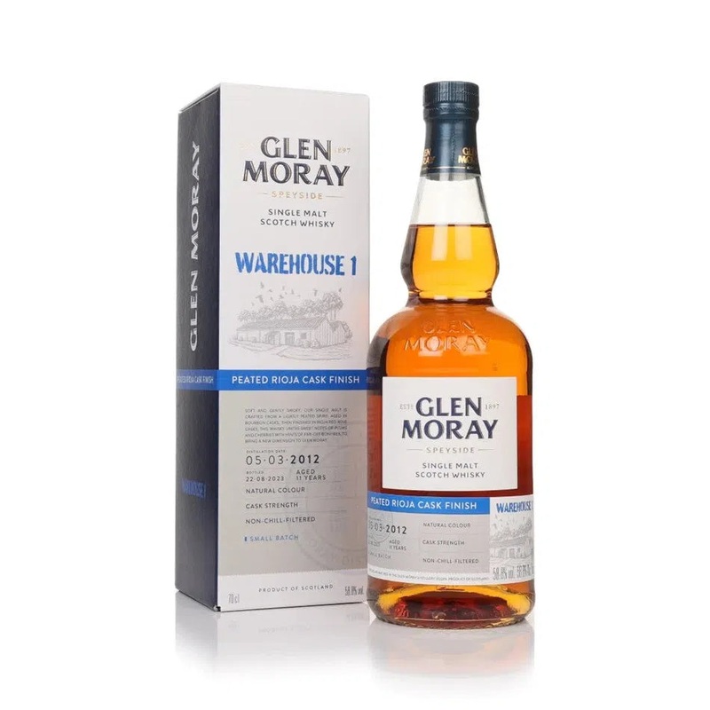 Glen Moray Warehouse 1 Peated Rioja Cask Finish 2012 58.8% - Single Malt Scotch Whisky