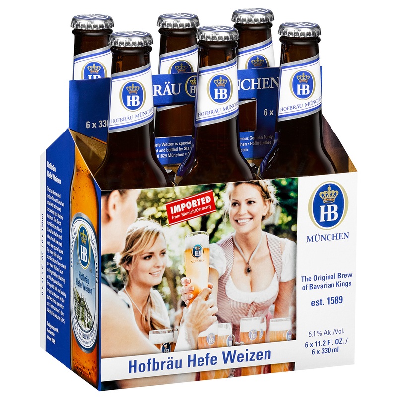 Hofbrau Hefeweizen Weizen 4/6PK 11.2Z