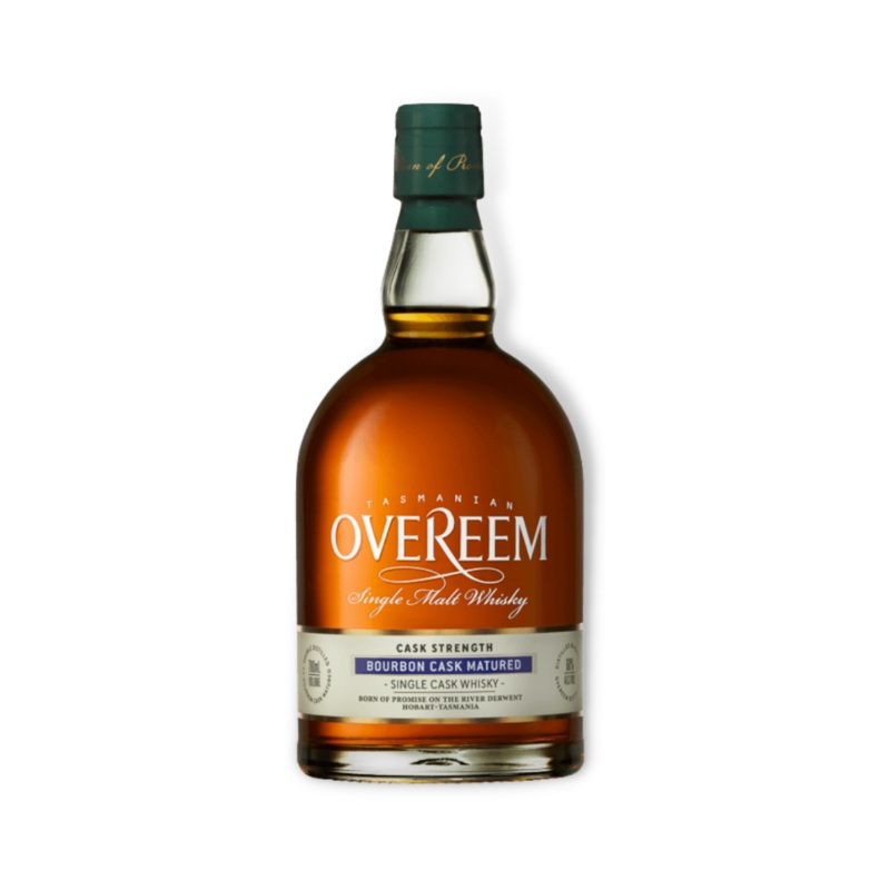 Overeem Bourbon Cask Strength Tasmanian Single Malt Whisky 700ml (ABV 60%)