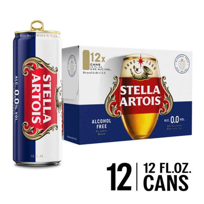 Stella Liberte Alcohol Free 12oz 12 Pack Cans