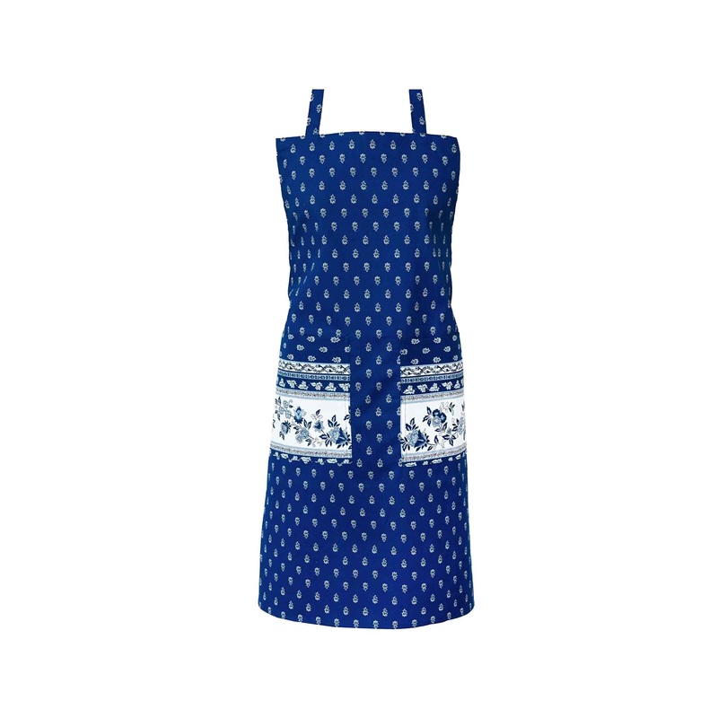 TISSUS TOSELLI AVIGNON APRON - BLUE