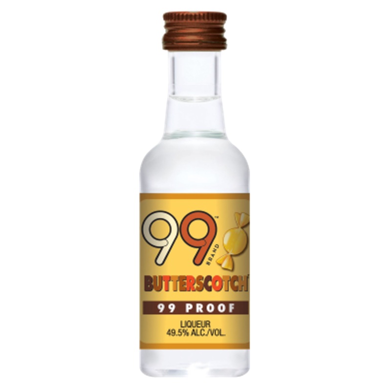 99 Brand Butterscotch Schnapps Liqueur (12x50ml)