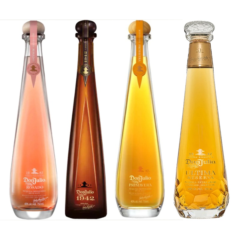 Don Julio 1942, Primavera, Rosado & Ultima Reserva Extra Anejo Tequila Bundle