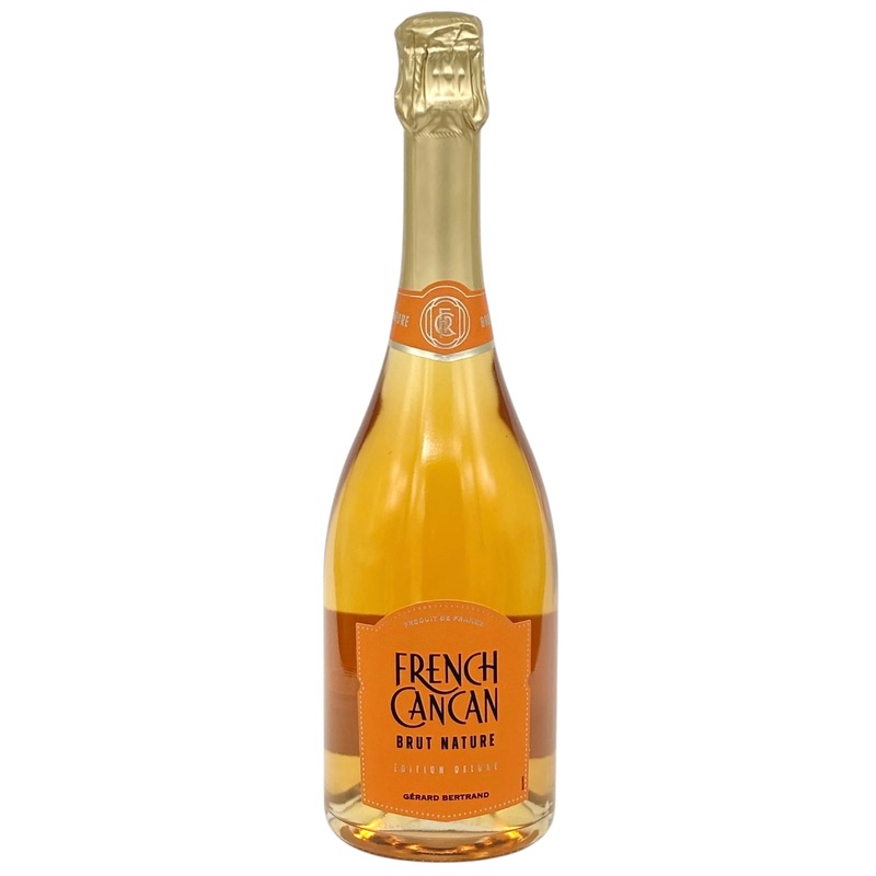 Gerard Bertrand French Cancan Brut Nature Orange Sparkling Wine Edition Deluxe