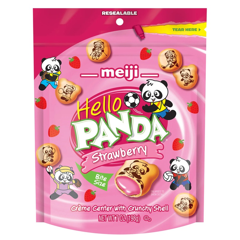 Meiji Hello Panda Strawberry 198g