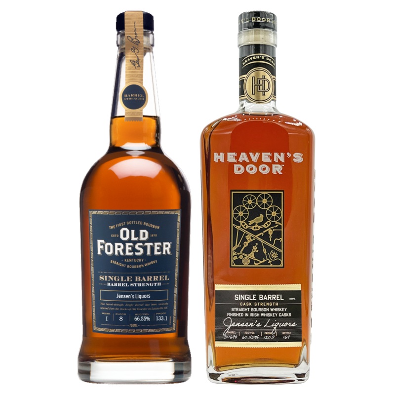 Old Forester SB + Heaven's Door SB Bundle