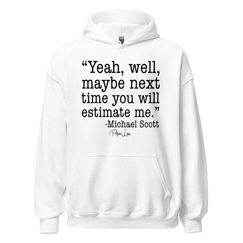 Estimate Me - Graphic Hoodie White