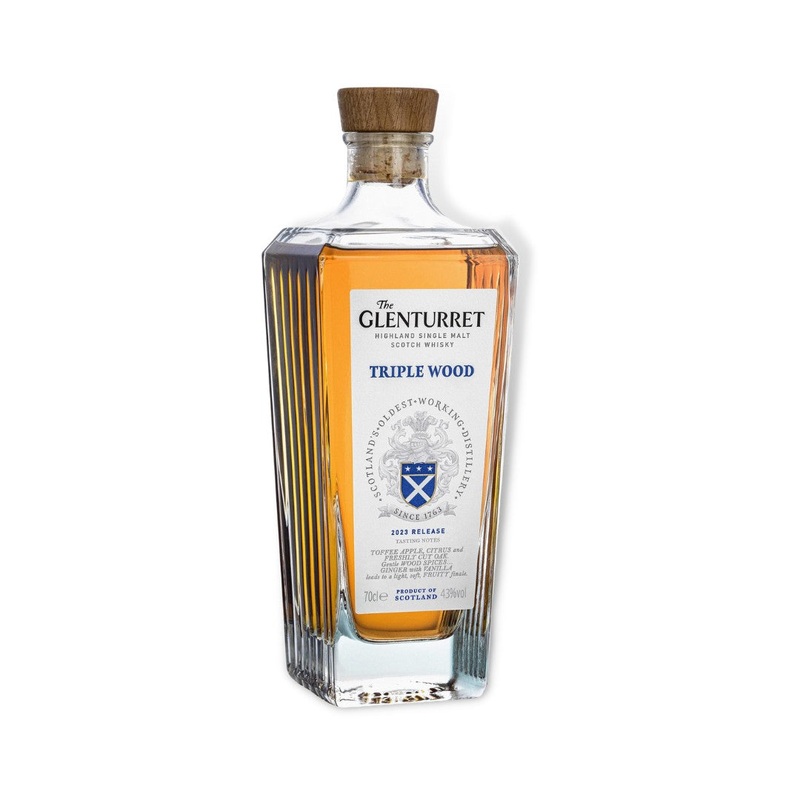Glenturret Triple Wood (2023 Release) Single Malt Scotch Whisky 700ml (ABV 43%)