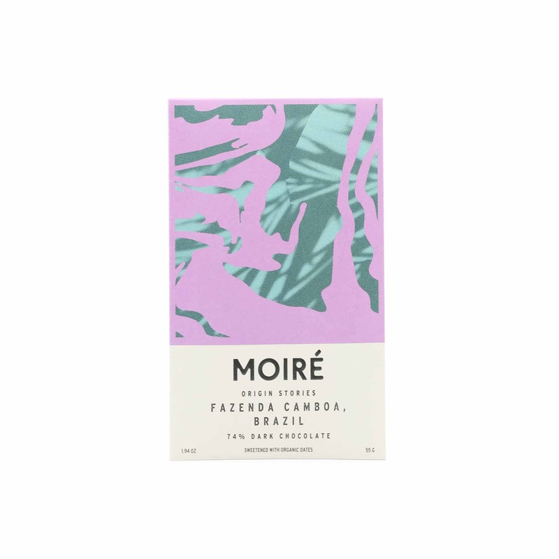 MOIRE FAZENDA CAMBOA BRAZIL 74% DARK CHOCOLATE 55g