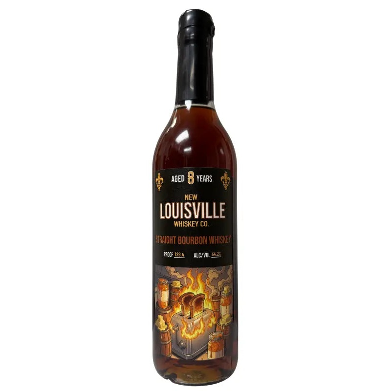 Nulu New Louisville Whiskey Co. 8 Year Bourbon 'West Coast Toast' 128.4 Proof