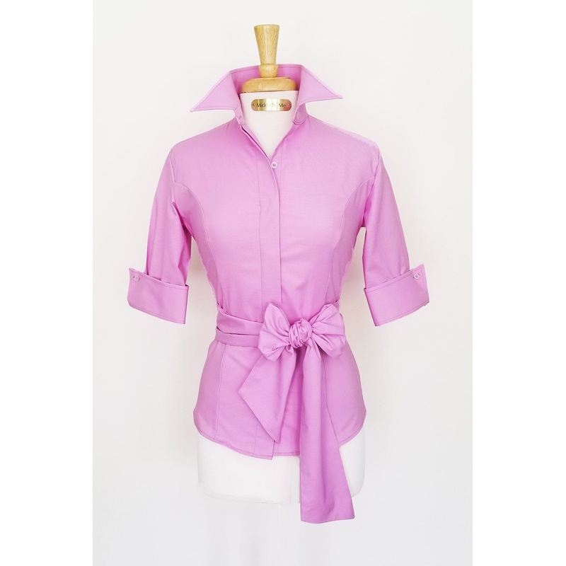 SUMMER RIDE SHIRT WITH SASH IN BALLERINA