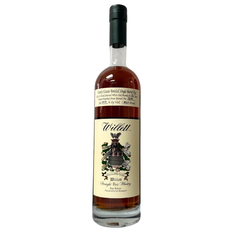 Willett Family Estate 12 Year Single Barrel Rye #2520 "Dirty Dozen" 119.2 Proof