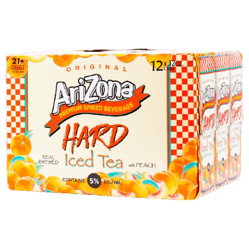 Arizona Hard Iced Tea with Peach (12pk)(12oz)