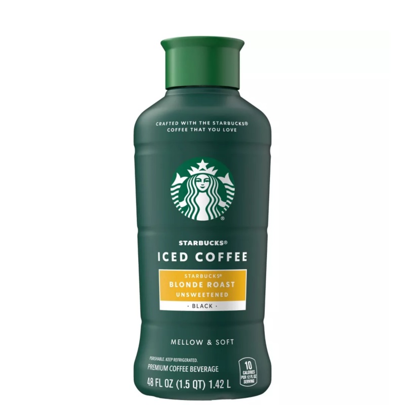 Starbucks Unsweetened Blonde Roast Iced Coffee 48oz