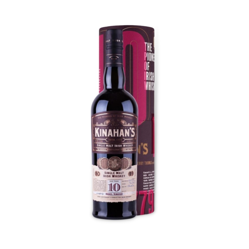 Kinahan's 10 Year Old Single Malt Irish Whiskey 700ml (ABV 46%)