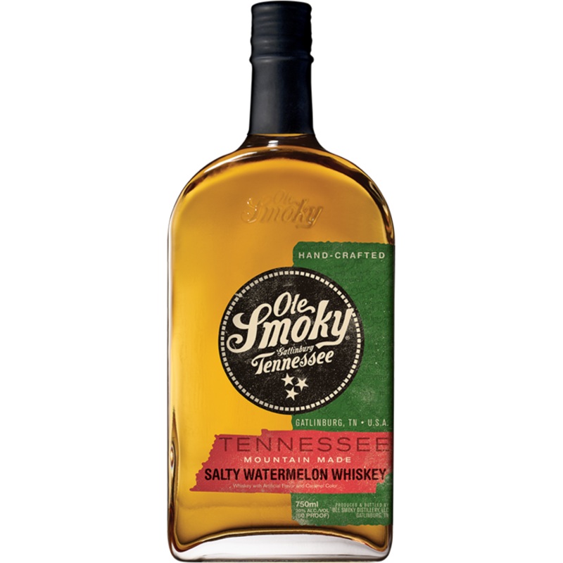 Ole Smoky Salty Watermelon Flavored Whiskey Mountain Made