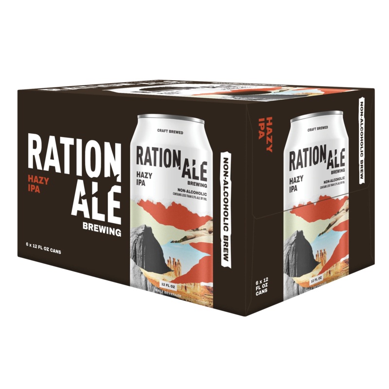Ration Ale Hazy IPA Non Alcoholic 12oz 6 Pack Can