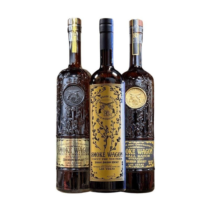 Smoke Wagon Uncut The Younger Straight Bourbon Whiskey Bundle