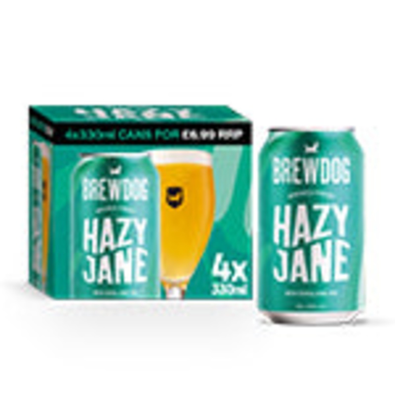 Brewdog Hazy Jane - New England IPA 4x330ml Can (Price Marked 6.99)