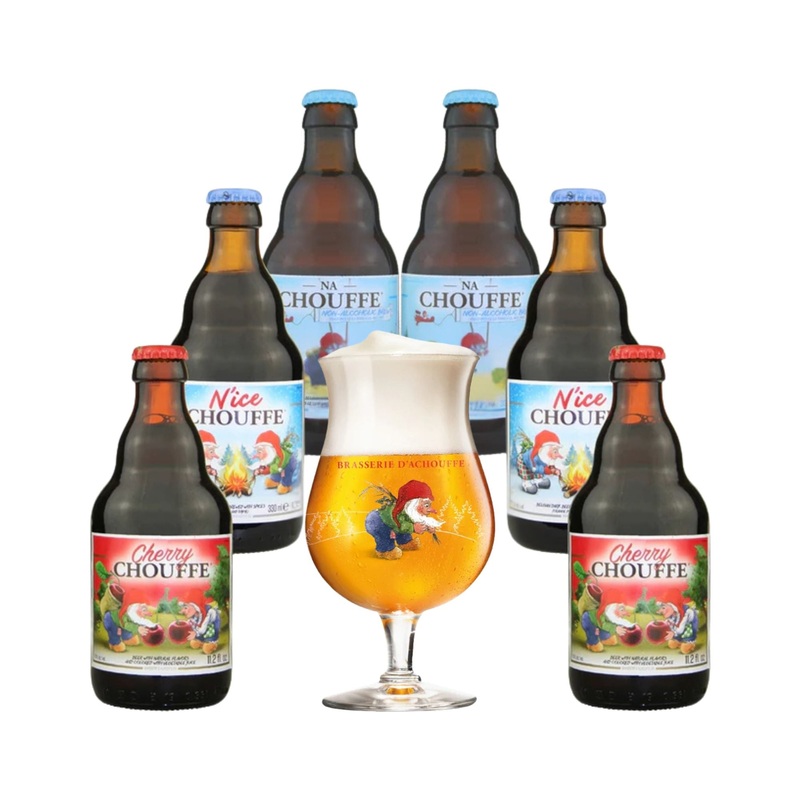 Chouffe Specialty Tasting Set (6 ales & 1 glass)