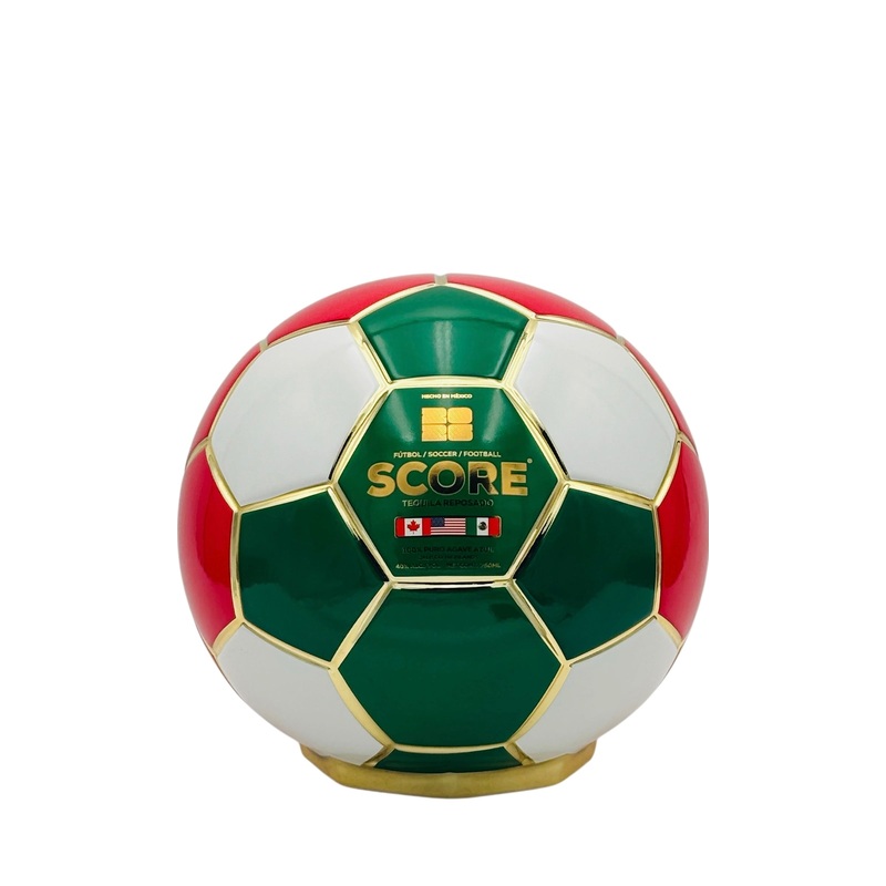 Score Tequila Reposado Mexico Limited Edition Soccer Ball Decanter