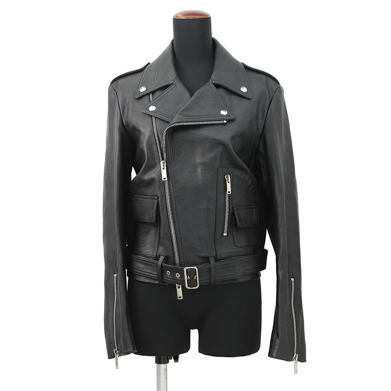 Stella McCartney Riders Jacket Size 36 Black680075 Polyester62% Rayon38%