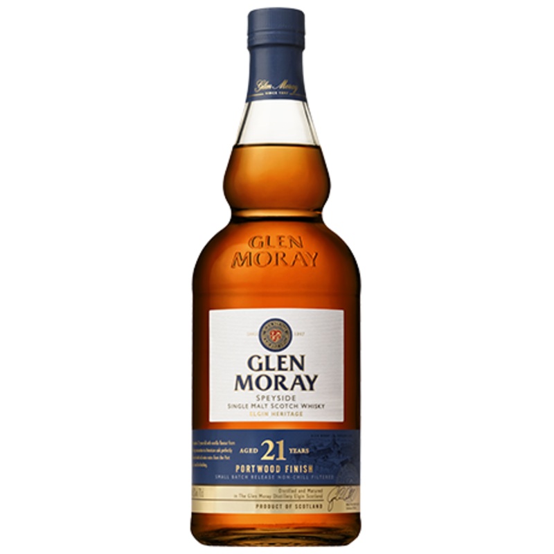 Glen Moray Heritage 21 Year Old - Portwood Finish - Single Malt Scotch Whisky