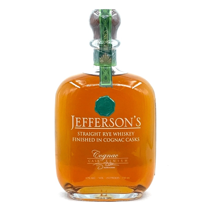 Jefferson's Single Barrel Straight Rye Whiskey