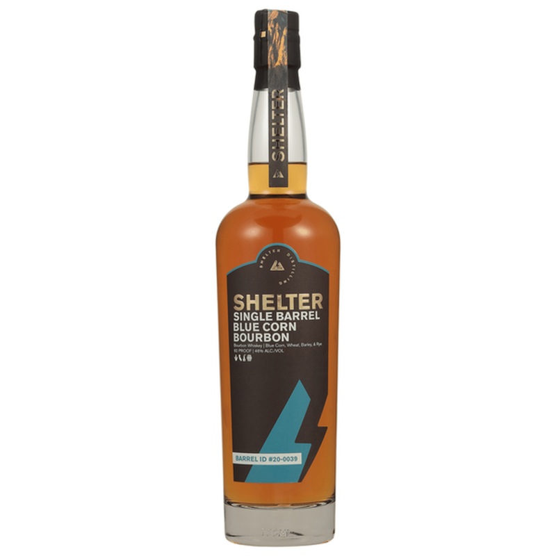 Shelter Distilling Single Barrel Bourbon Whiskey 750ml