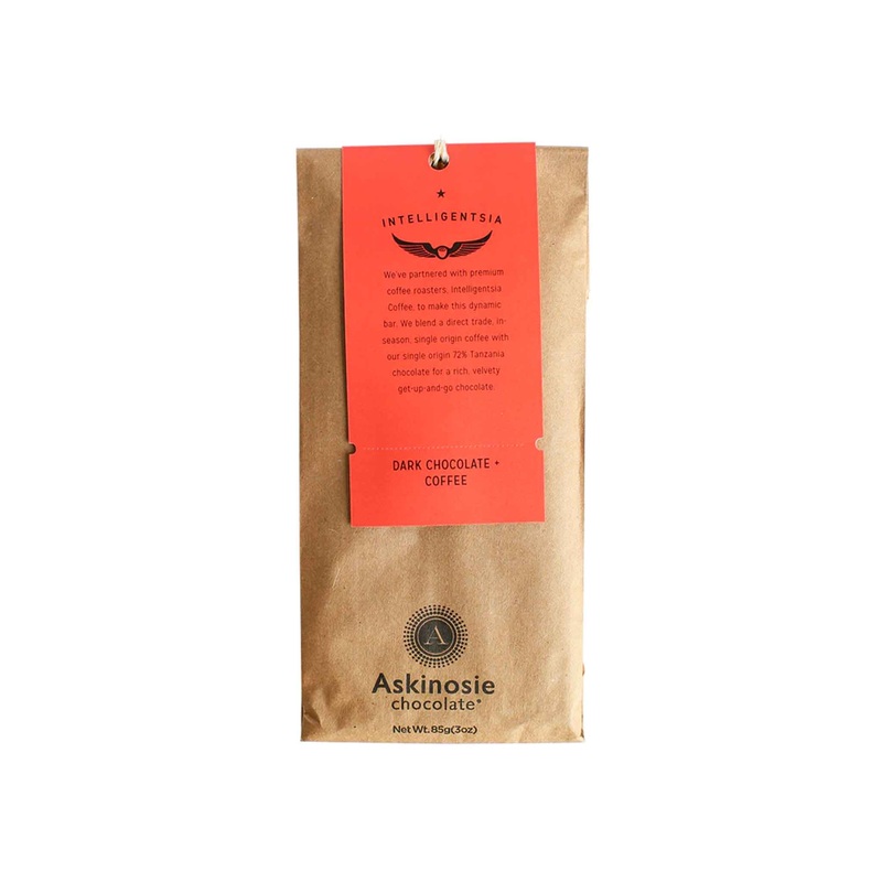 ASKINOSIE DARK COFFEE 72% CHOCOLATE 85g