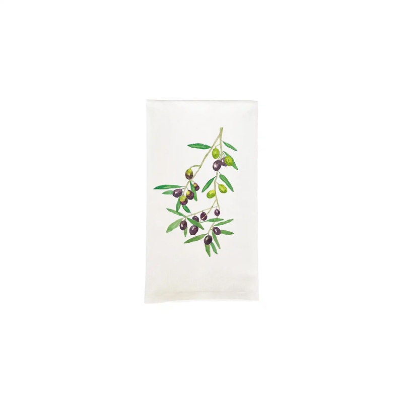 FRENCH GRAFFITI OLIVE BRANCH DISH TOWEL