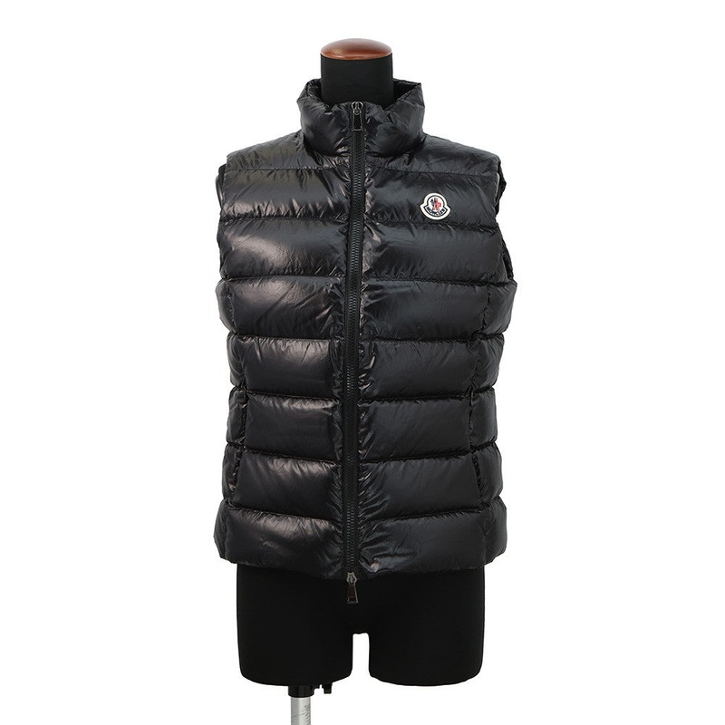 MONCLER GHANY Ganni down vest Size 2 BlackJ20931A52500 68950 Nylon100%