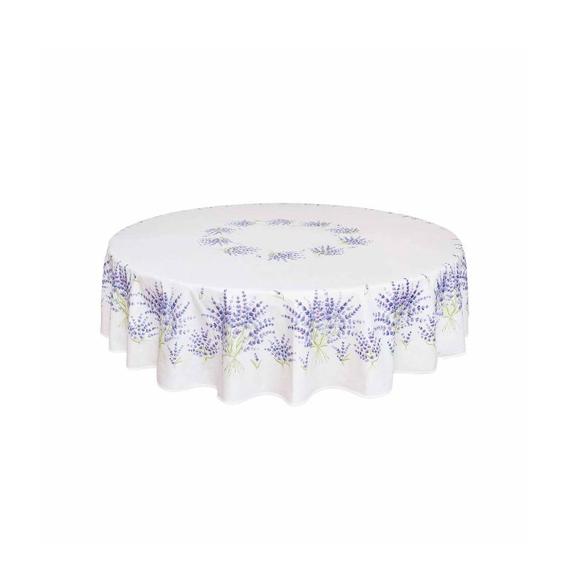 TISSUS TOSELLI BONNIEUX COTTON TABLECLOTH (70")