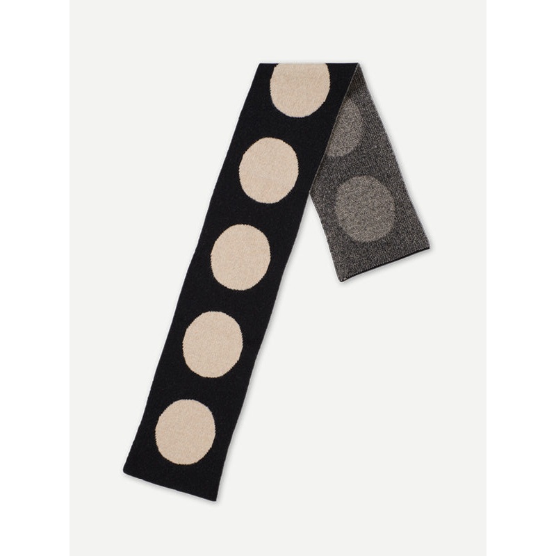 SMALL SPOT SCARF BLACK SMALL SPOT SCARF BLACK