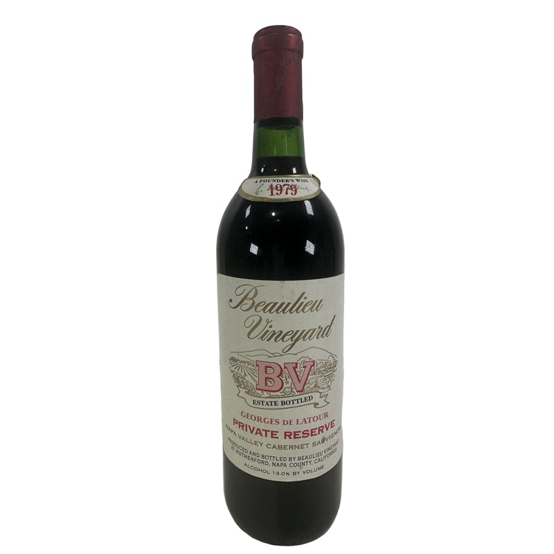 1979 Beaulieu Vineyard BV Georges de Latour Private Reserve Cabernet Sauvignon 750ml
