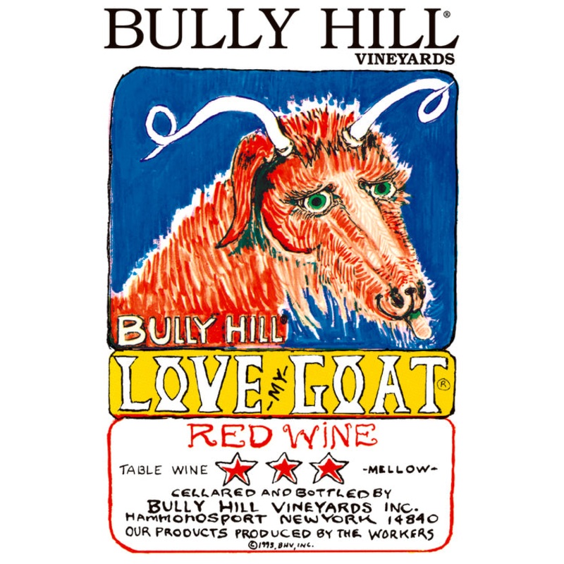 Bully Hill Vineyards Love My Goat Red New York 750Ml Wine