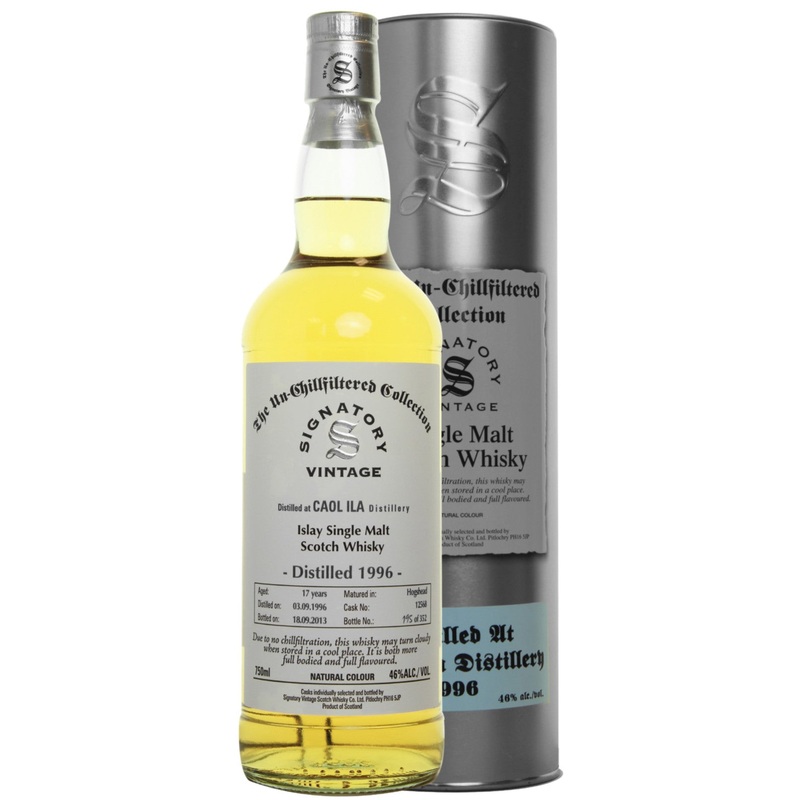 Caol Ila Hogshead 17 yrs Islay Unchillfiltered Signatory Single Malt Scotch Whisky