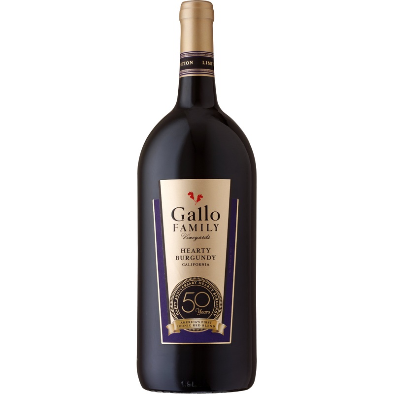 Gallo Family Hearty Red Blend Burgundy wine 1.5L
