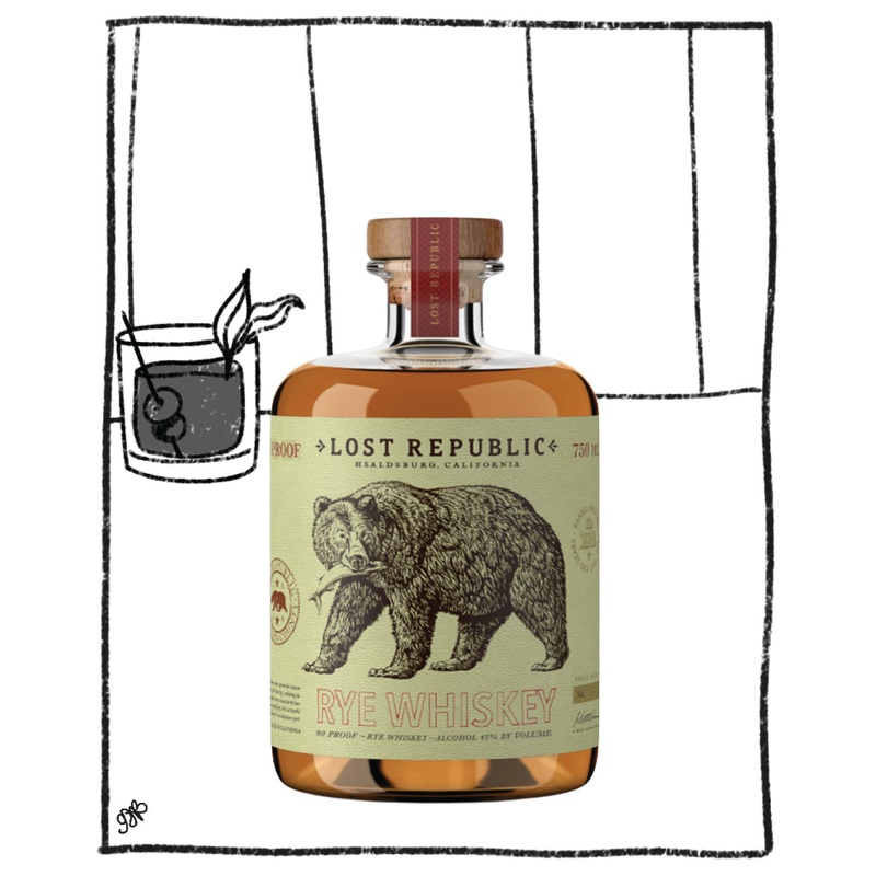 LOST REPUBLIC RYE WHISKEY 750ML 45% ABV