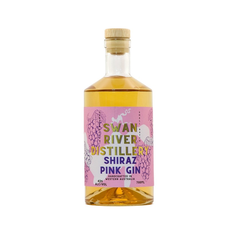 Swan River Distillery Shiraz Pink Gin 700ml (ABV 42%)