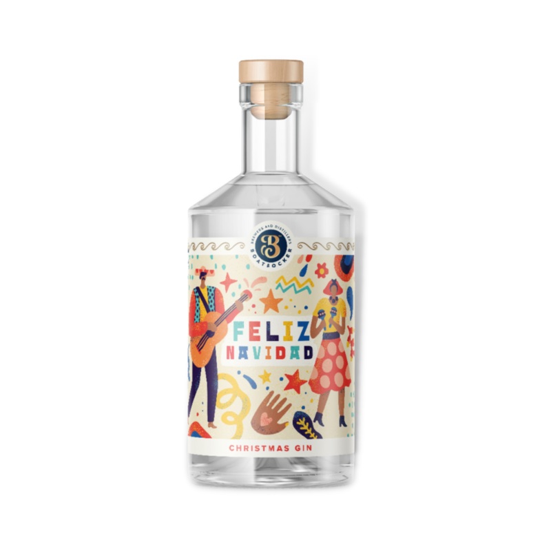Boatrocker Feliz Navidad Christmas Gin 500ml (ABV 42%)