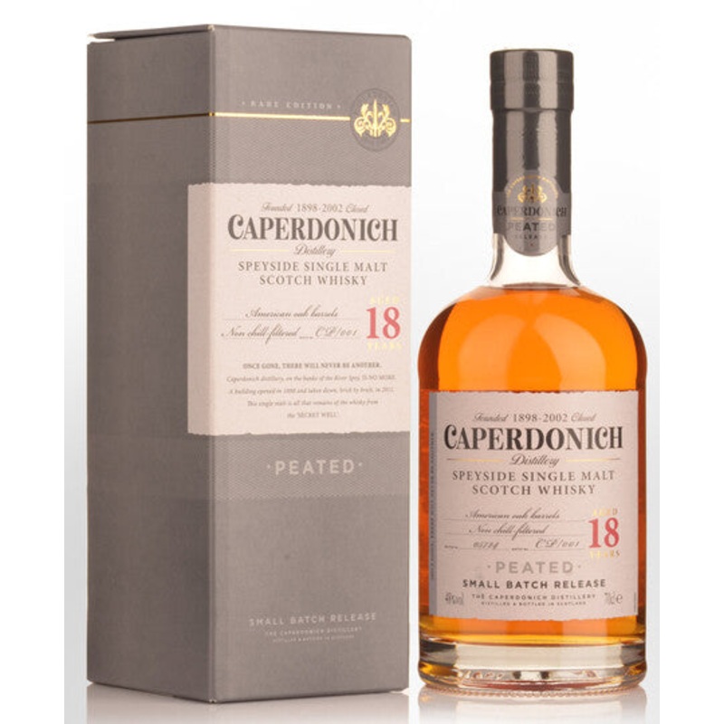 Caperdonich Small Batch Release Peated 18 Year Old Single Malt Scotch Whisky 700ml