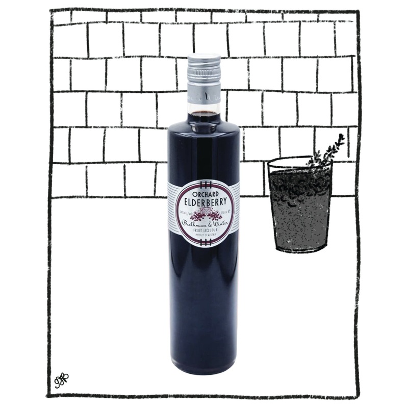 ROTHMAN & WINTER ELDERBERRY LIQUEUR 750ML 24% ABV