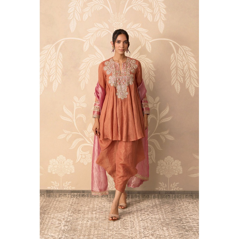 Shiddat Kurta Salwar Set ORANGE