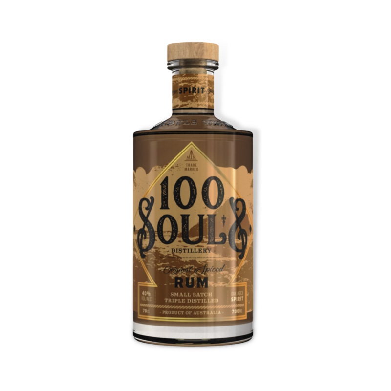 100 Souls Original Dark Spiced Rum 700ml (ABV 40%)