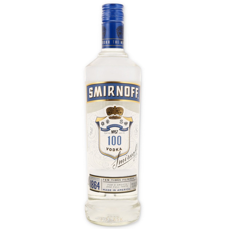 Smirnoff Vodka 100 Proof 750