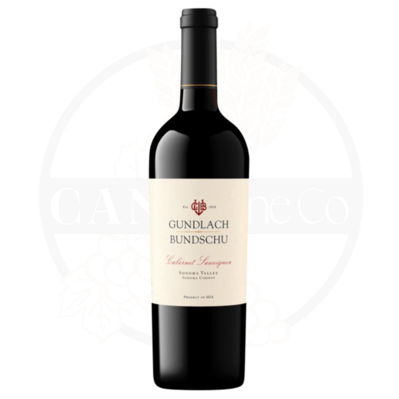 1990 Gundlach-Bundschu Estate Vineyard Rhinefarm Vineyard Cabernet Sauvignon 750ml