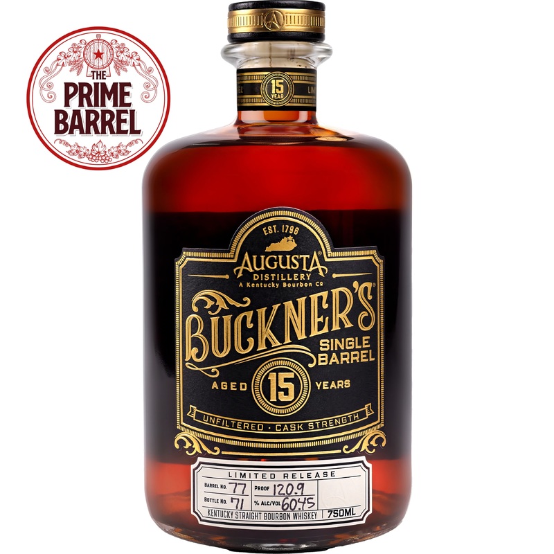 Augusta Distillery Winged Wildebeest Buckner's 15 Years Cask Strength Single Barrel Straight Bourbon Whiskey The Prime Barrel Pick #127