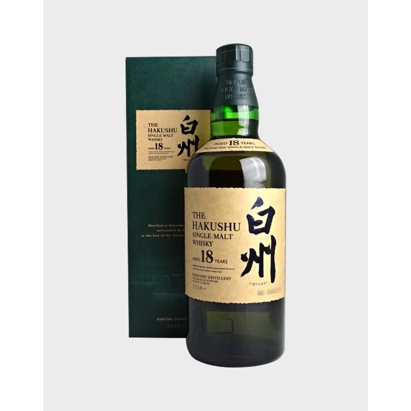 Hakushu 18 Year Single Malt Japanese Whisky 750ml